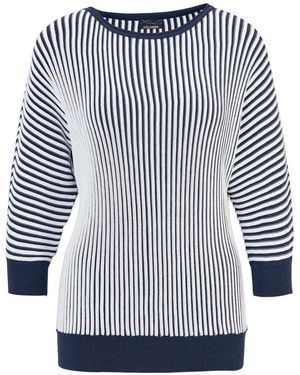 Goldner Pullover - Blau