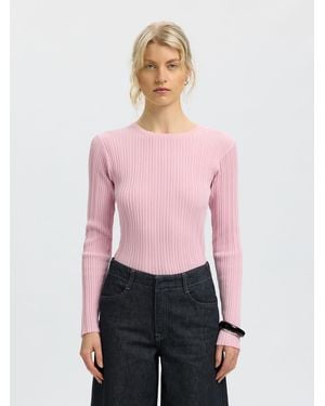 SELECTED Pullover Slwtoledo - Pink