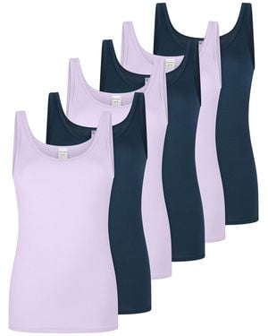 Schiesser Unterhemd Modal Essentials - Blau