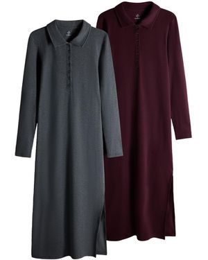 The Set Kleid - Schwarz