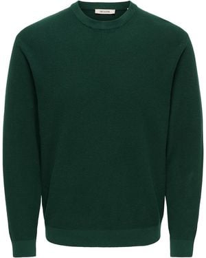 Only & Sons Pullover Onstony - Grün