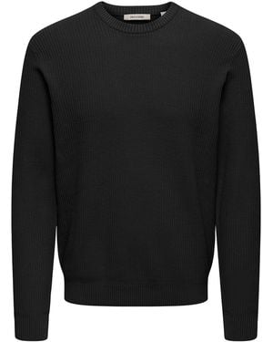 Only & Sons Pullover Onstobi - Schwarz