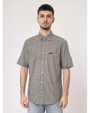 Wrangler Hemd Shirt Deep Depths - Grau