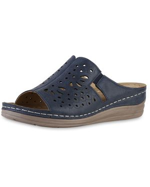 VAN HILL Pantolette Ella - Blau