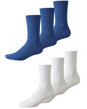Millo Socken Cosy Twist Mix - Blau