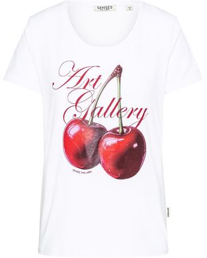 SENSES.THE LABEL T-Shirt Mit Artwork - Rot