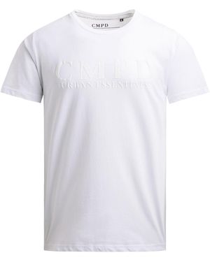 CMPD T-Shirt Mit Puffprint - Weiß