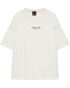 Pull&Bear T-Shirt - Weiß