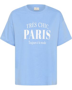 Kaffe T-Shirt 'Kafreja' - Blau