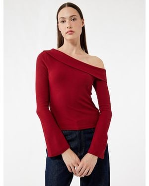 Koton Pullover - Rot