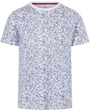 Timezone T-Shirt Print - Blau