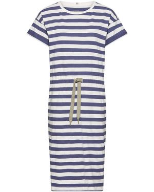 Camel Active Kleid Mit Tunnelzug - Blau