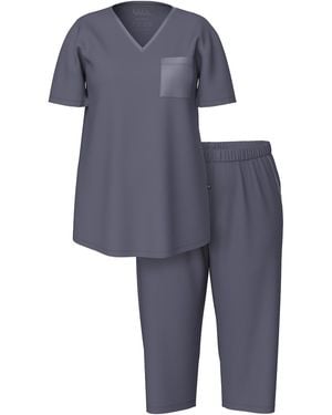 Ulla Popken Pyjama - Blau