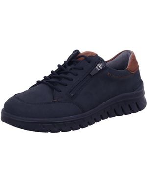 Waldläufer Schnürschuh Schnürschuh Herren 915008-301/479 Nubukleder - Blau