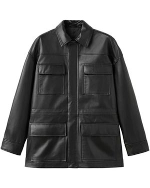 Mango Parka Robert - Schwarz