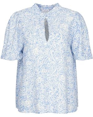 Seidensticker Bluse 'Schwarze Rose' - Blau