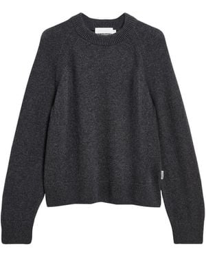 ARMEDANGELS Strickpullover Wool Crew Knit - Schwarz