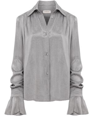 Mandragora Bluse Celia - Grau