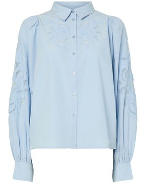 Y.A.S Bluse Zimia - Blau