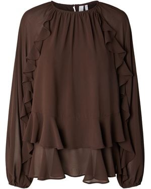 Y.A.S Bluse Milva - Braun