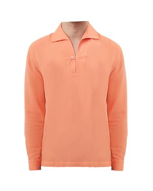 Antioch Polo Collar T-Shirt - Orange