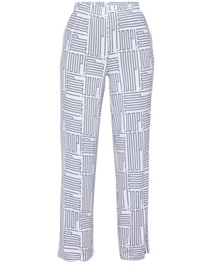 Joop! Pyjamahose Modern Deco - Blau