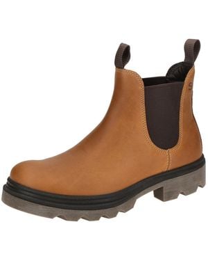 Ecco Boots Grainer Herren Chelsea Stiefelette Amber 214704 - Weiß