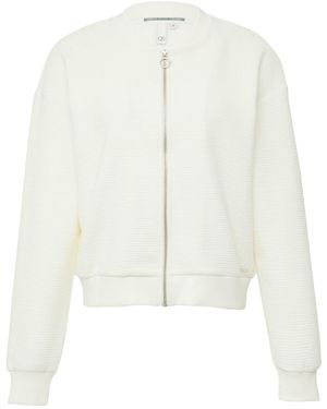 QS Sweatjacke - Weiß
