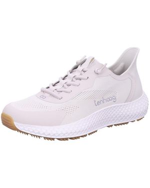 Paul Green Sneaker Low Schnürschuh Damen 0026-019 Biscuit Textil - Weiß