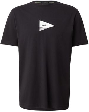 BOSS T-Shirt Network Photo - Schwarz