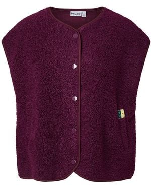 Pieces Weste Pckatty - Lila