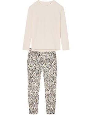 Schiesser Pyjama Mix & Relax - Weiß