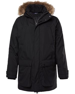Men Plus Parka - Schwarz