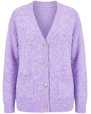 Ulla Popken Strickjacke - Lila