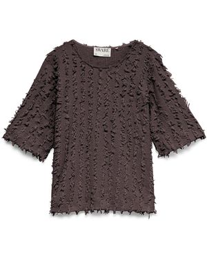 Vero Moda T-Shirt Awdestiny - Braun