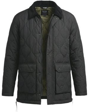 Taion Übergangsjacke Military Bal Collar Down Jkt - Grau