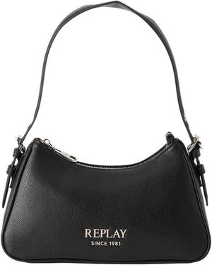 Replay Schultertasche - Schwarz