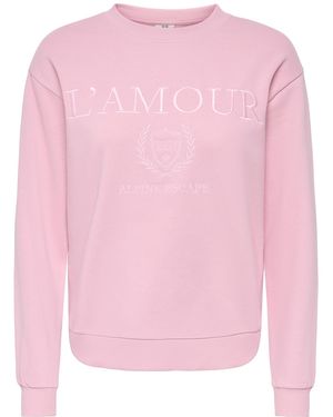 Jdy Sweatshirt Paris - Pink