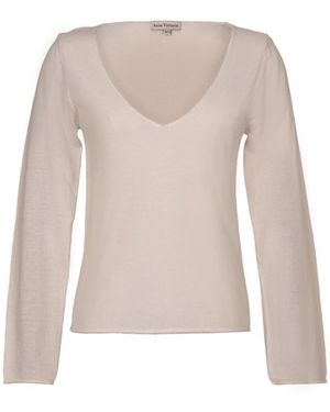 Anse Victorin Pullover Odette - Weiß
