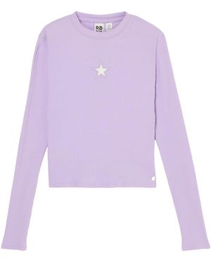 Roxy Shirt Dont Cut Me Off Stars - Lila