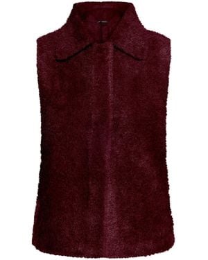 Betty Barclay Strickweste Mit Kragen - Rot