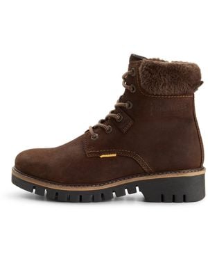 Camel Active Lederschuh Mit Seitenzipper - Braun