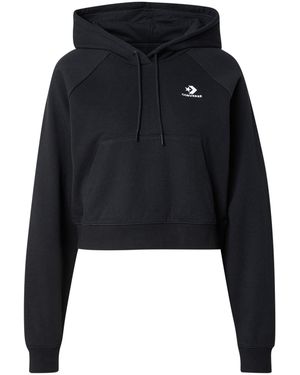 Converse Sweatshirt Star Chev - Schwarz