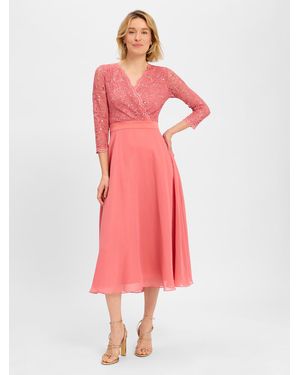 Swing Abendkleid - Pink