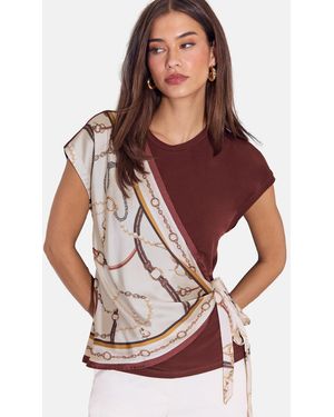 Lipsy T-Shirt - Braun
