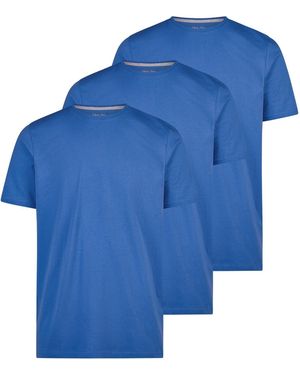Redmond Shirt Basic - Blau