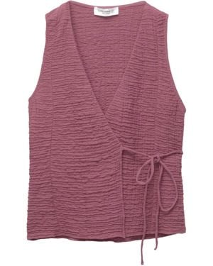 Pull&Bear Weste - Lila