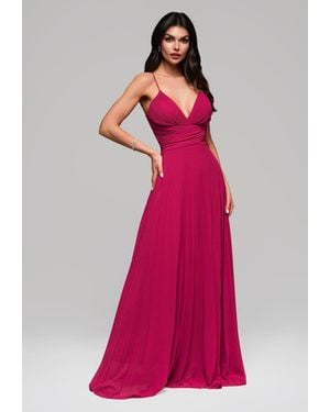 Ombre Abendkleid Selene - Rot