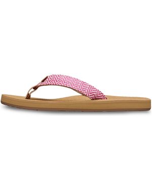 Roxy Zehentrenner Porto Raffia - Pink