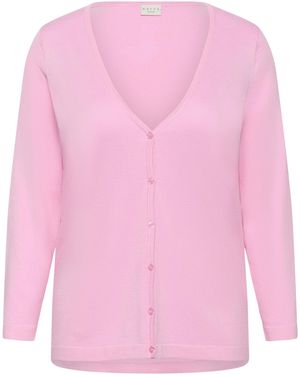 Kaffe Strickjacke Kcfarsia - Pink